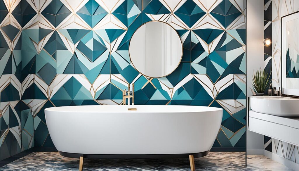 Bathroom accent wall ideas