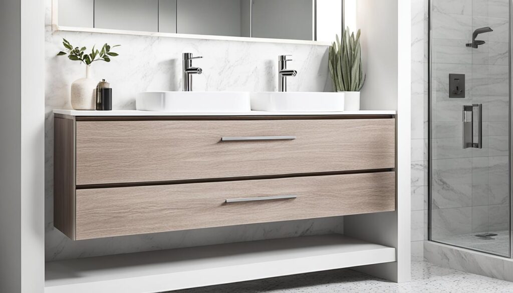 custom bathroom cabinets