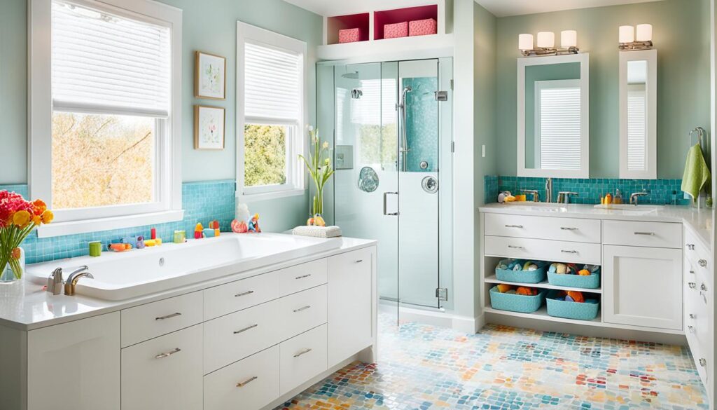 stylish family bathrooms