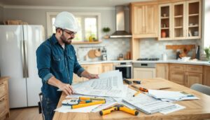 Hiring a contractor for a kitchen renovation