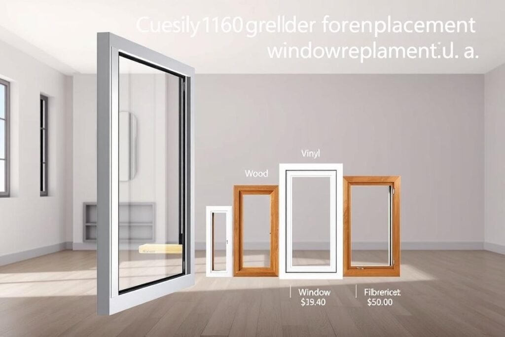 Window replacement cost breakdown by material