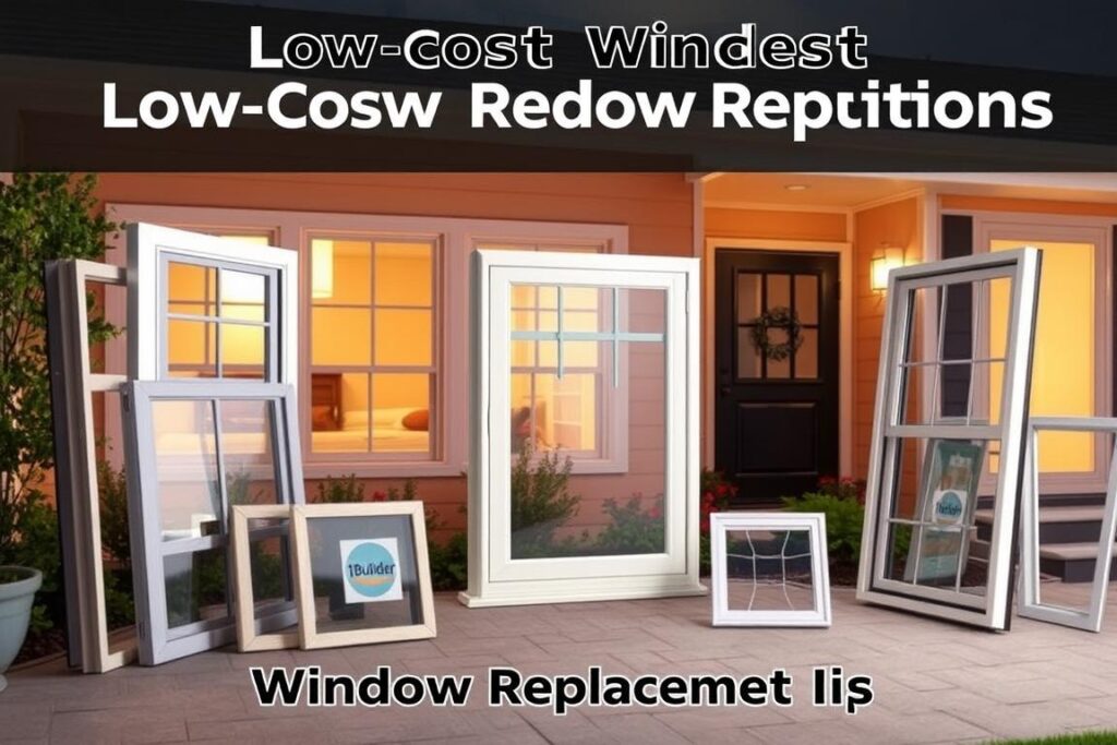 low-cost window replacement options