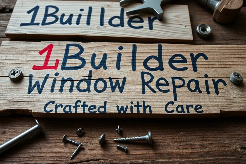 window repair signs