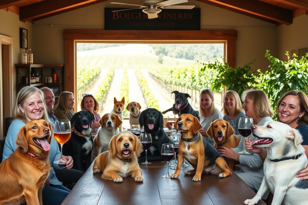 Boeger Winery dog friendly Placerville