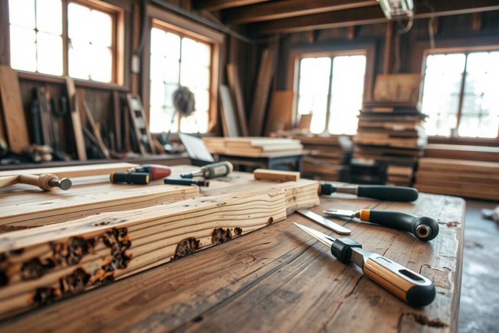 Dry rot repair Placerville CA wood framing