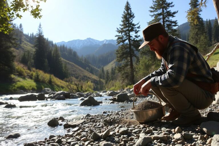 Gold panning spots accessible near Placerville CA