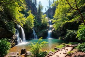 Hiking trails near Placerville CA with waterfalls in spring