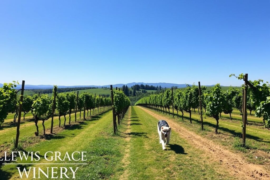 Lewis Grace Winery dog friendly El Dorado County