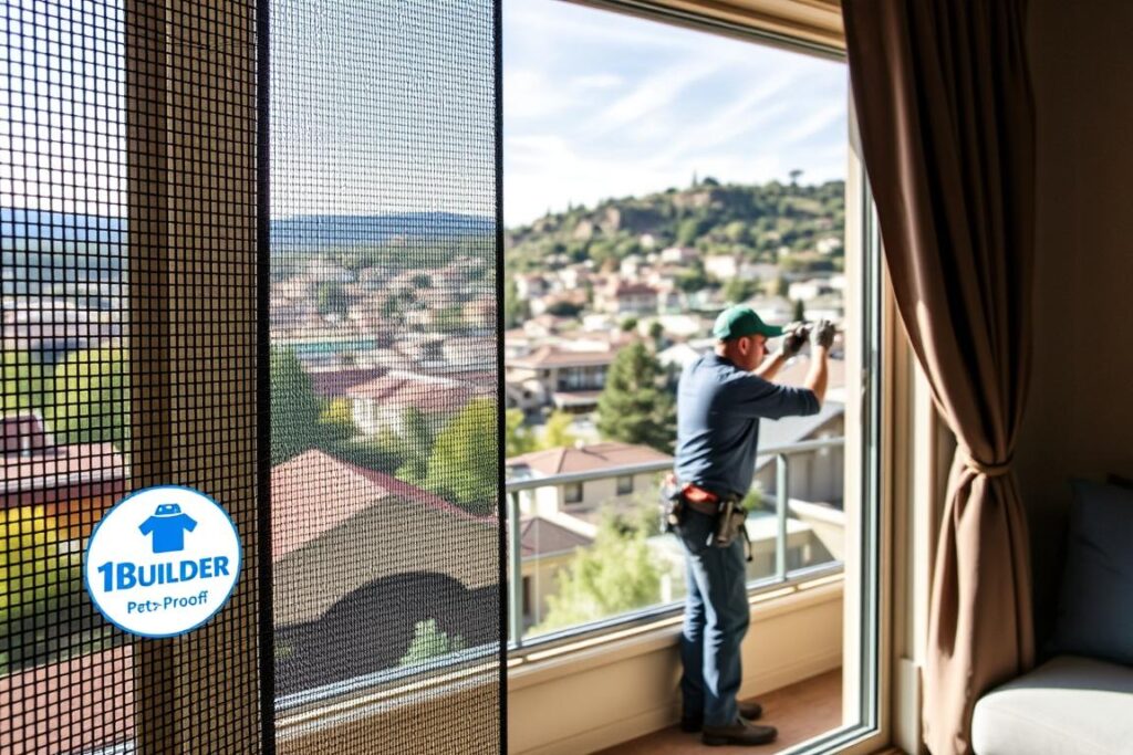 Window screen replacement Placerville CA pet proof