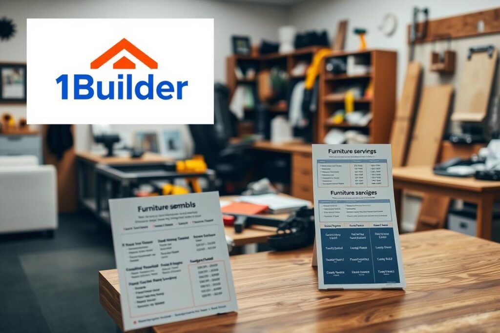 furniture assembly pricing