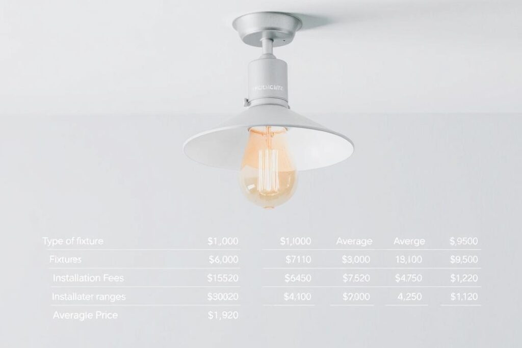 light fixture replacement cost Placerville