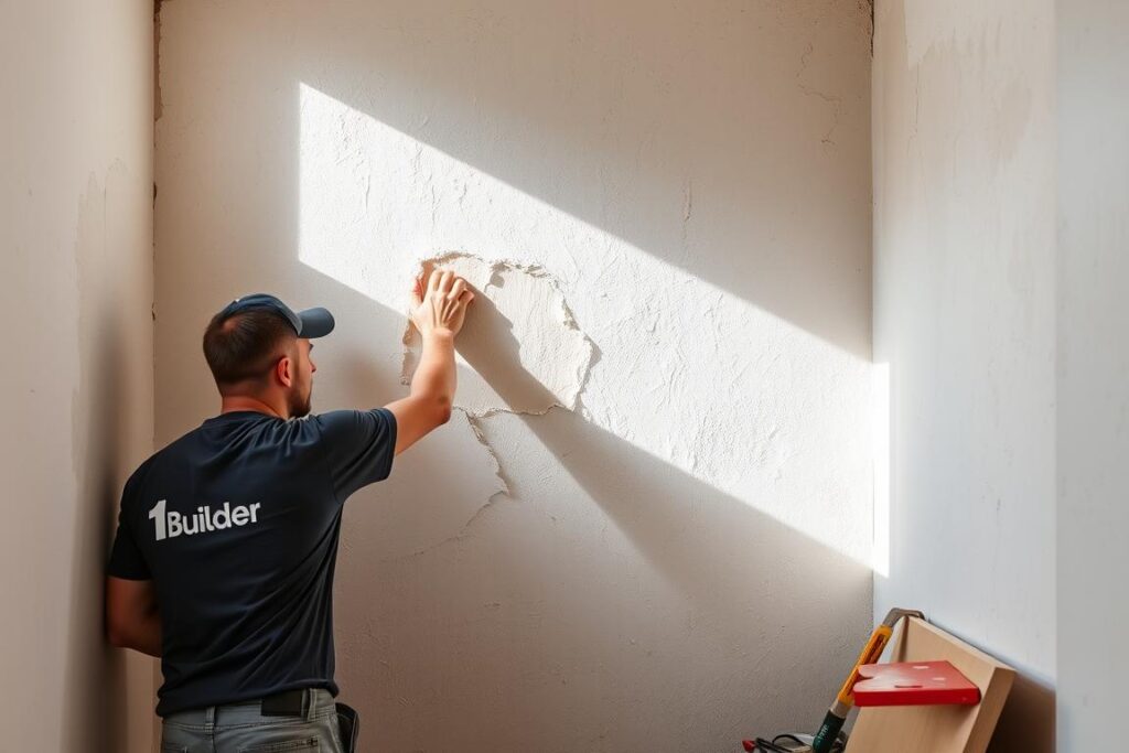 Small Patch Plaster Repair Placerville CA - 1Builder Handyman Services 6 plaster repair services