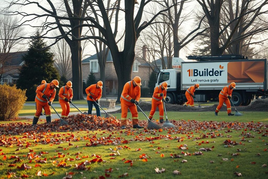 professional leaf removal services